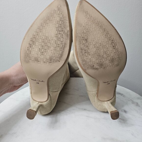 Knee-high Pull-on Boots in Suede - Picture 6 of 10